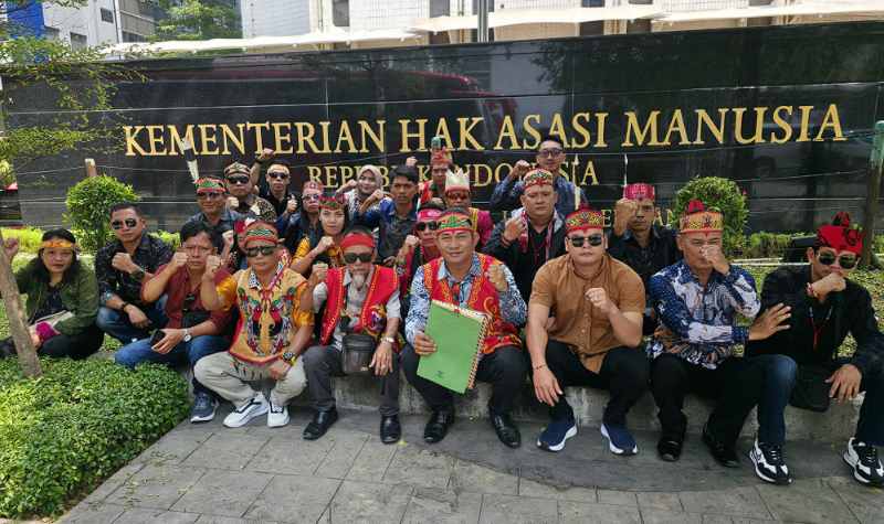 Warga Adat Dayak Kotim Adukan Dugaan Kriminalisasi ke Kementerian HAM, Minta Negara Hadir Lindungi Hak Masyarakat Adat