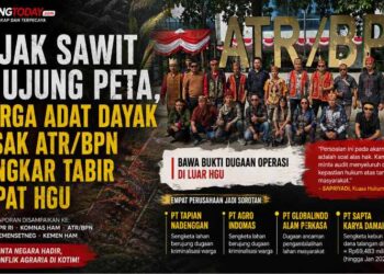 Jejak Sawit di Ujung Peta, Warga Adat Dayak Desak ATR/BPN Bongkar Tabir Empat HGU