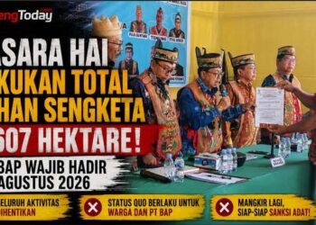 Basara Hai Bekukan Aktivitas di Lahan Sengketa 1.607 Hektare, PT BAP Wajib Hadir 20 Agustus