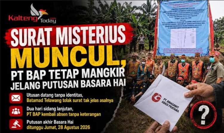 Surat Misterius Muncul, PT BAP Tetap Mangkir Jelang Putusan Basara Hai