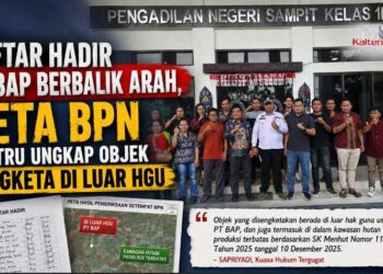 Daftar Hadir PT BAP Berbalik Arah, Peta BPN Justru Ungkap Objek Sengketa di Luar HGU