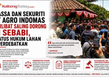 Massa dan Sekuriti PT Agro Indomas Terlibat Saling Dorong di Sebabi, Status Hukum Lahan Diperdebatkan
