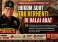 Hukum Adat Tak Berhenti di Balai Adat, Damang Tualan Hulu Soroti Putusan PT BAP