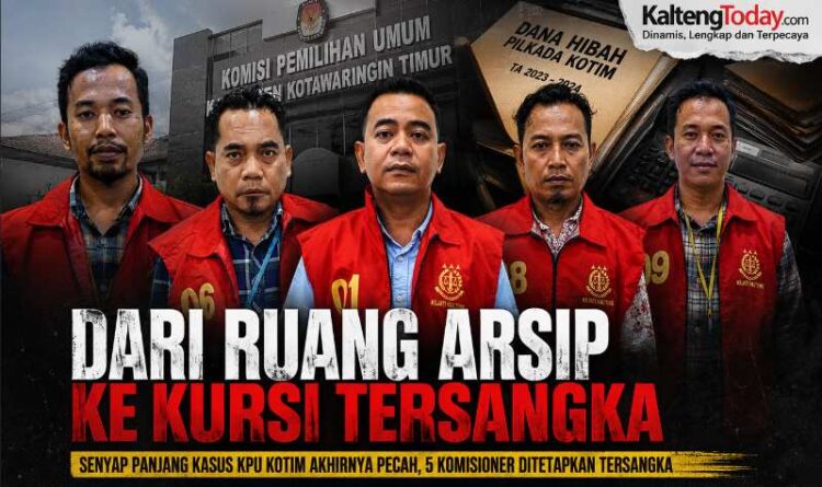 Dari Ruang Arsip ke Kursi Tersangka : Senyap Panjang Kasus KPU Kotim Akhirnya Pecah