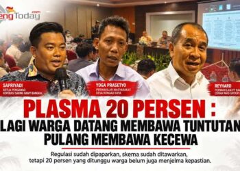Plasma 20 Persen : Lagi Warga Datang Membawa Tuntutan, Pulang Membawa Kecewa