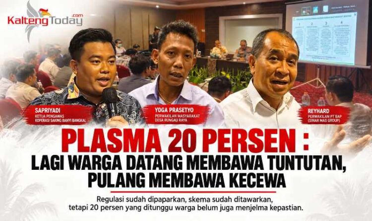 Plasma 20 Persen : Lagi Warga Datang Membawa Tuntutan, Pulang Membawa Kecewa
