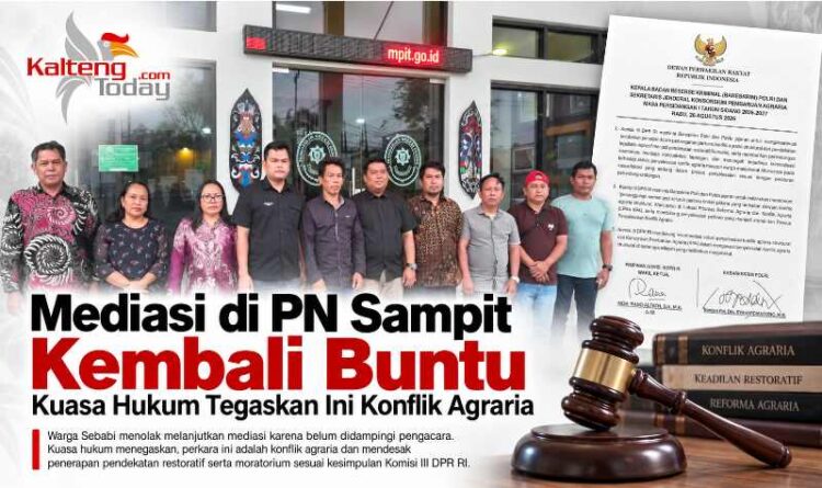 Mediasi di PN Sampit Kembali Buntu, Kuasa Hukum Tegaskan Ini Konflik Agraria