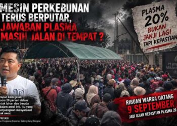 Mesin Perkebunan Terus Berputar, Jawaban Plasma Warga 4 Desa Masih Jalan Ditempat ?
