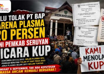 Dulu Tolak PT BAP karena Plasma 20 Persen, Kini Pemkab Seruyan Bicara KUP