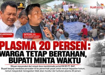 Plasma 20 Persen : Ribuan Warga Menunggu Bupati, Keputusan Belum Juga Datang