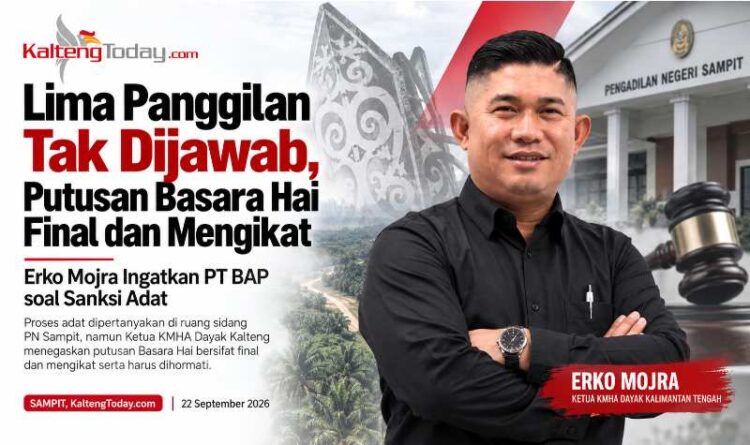 Lima Panggilan Tak Dijawab, Putusan Basara Hai Final dan Mengikat : Erko Mojra Ingatkan PT BAP soal Sanksi Adat