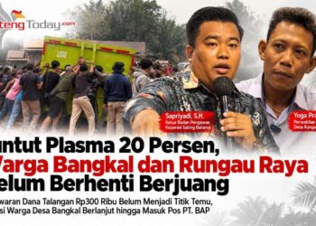 Tuntut Plasma 20 Persen, Warga Bangkal dan Rungau Raya Belum Berhenti Berjuang