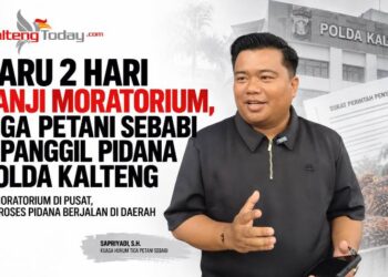 Baru 2 Hari Janji Moratorium, Tiga Petani Sebabi Dipanggil Pidana Polda Kalteng
