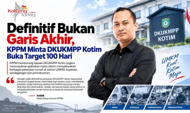 KPPM Soroti Tantangan DKUKMPP Kotim : Kepala Dinas Definitif Diminta Buktikan Kinerja