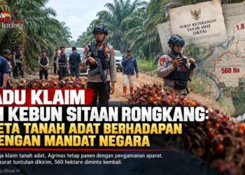 Adu Klaim di Kebun Sitaan Rongkang : Peta Tanah Adat Berhadapan dengan Mandat Negara