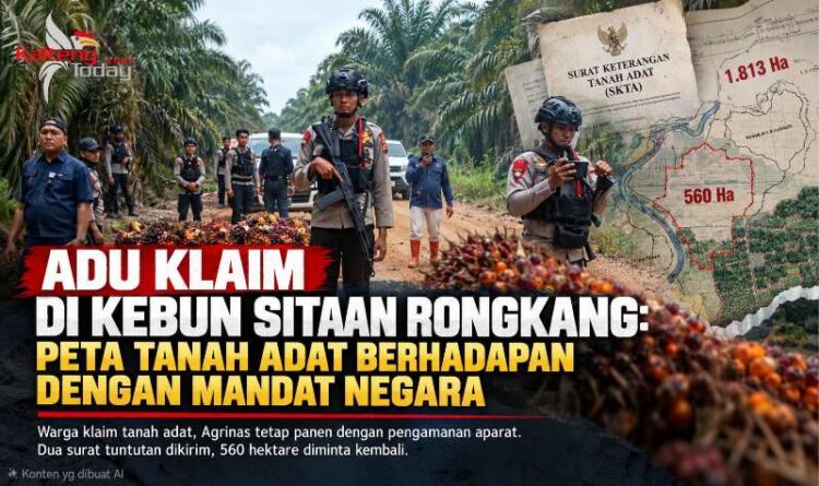Adu Klaim di Kebun Sitaan Rongkang : Peta Tanah Adat Berhadapan dengan Mandat Negara