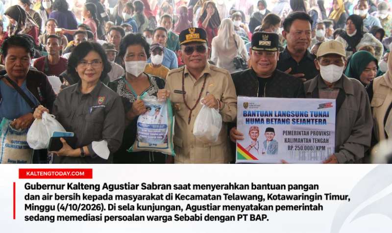 Silk Road (Jalur Sutra) Gubernur Kalteng : Amankan Warga Kotim dan Seruyan, Bara Sebabi Vs PT BAP Masuk Meja Mediasi