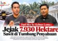 Dari Sita ke Kebun Lama : Jejak 7.930 Hektare Sawit di Tumbang Penyahuan