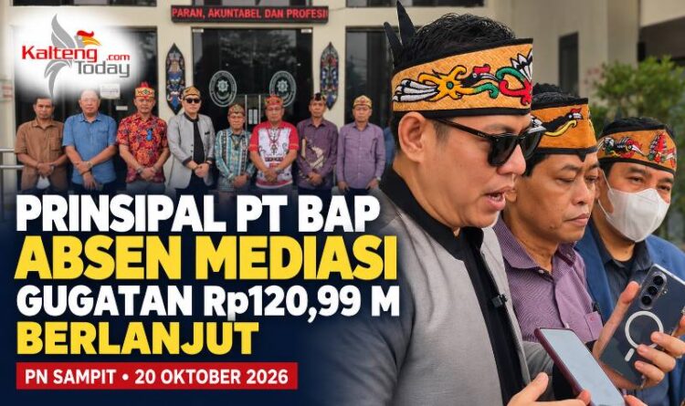Prinsipal PT BAP Absen dalam Mediasi, Gugatan Rp120,99 Miliar Berlanjut